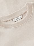 Μπεζ Boxy T-Shirt Με Πλέξη Interlock  Γυναίκες