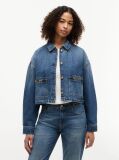 Blue Flag Horsebit Relaxed Denim Jacket  Women