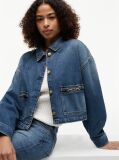 Blue Flag Horsebit Relaxed Denim Jacket  Women