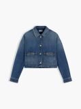 Blue Flag Horsebit Relaxed Denim Jacket  Women
