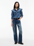Μπλε Denim Πουκάμισο Σε Κανονική Γραμμή  Γυναίκες