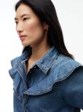 Μπλε Denim Πουκάμισο Σε Κανονική Γραμμή  Γυναίκες