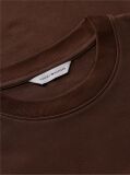 Brown Interlock Knit Relaxed Long Sleeve T-Shirt  Women