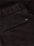 Brown Pleated Twill Wide Leg Trousers  Women
