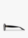 Μαύρο TH Monogram Γυαλιά Ηλίου Cat Eye Με Polarised Φακό  Γυναίκες