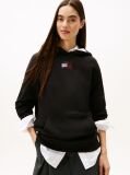 Μαύρο Άνετο Hoody Με Σημαία  Γυναίκες