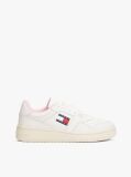 Pink Retro Essential Leather Fine-Cleat Basketball Trainers  Women