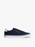 Μπλε Sneakers Από Canvas Με Ανάγλυφη Λεπτομέρεια  Άνδρες
