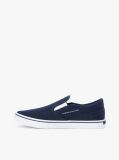Μπλε Slip-On Sneakers Από Canvas  Άνδρες