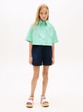 Blue Broderie Anglaise Wide Leg Shorts  Girls