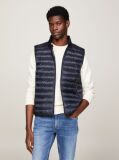 Blue Recycled Quilted Packable Vest  Men