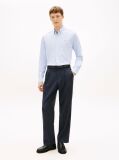 Μπλε Smart Casual Παντελόνι Με Μάλλινο Φινίρισμα  Άνδρες