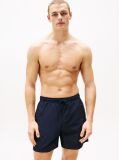 Blue Signature Logo Mid Length Swim Shorts  Men