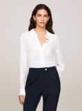 White Fluid Crepe Regular Fit Shirt  Women