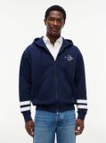 Μπλε Hoody Με Nautical Λογότυπο Και Φερμουάρ  Άνδρες