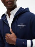 Μπλε Hoody Με Nautical Λογότυπο Και Φερμουάρ  Άνδρες