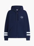 Μπλε Hoody Με Nautical Λογότυπο Και Φερμουάρ  Άνδρες