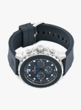 Blue Blue Silicone Bezel Sub-Counter Watch  Men
