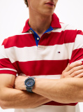 Blue Blue Silicone Bezel Sub-Counter Watch  Men