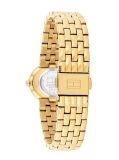 Brown Brown Dial Gold-Plated Stainless Steel Watch  Women