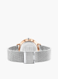 White TH Monogram Two-Tone Mesh Strap Watch  Women