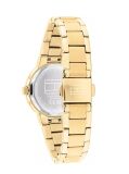 Blue Gold-Plated Chain-Link Watch  Women