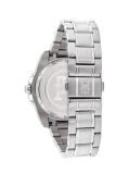 Blue Silver-Plated Blue Dial Watch  Men