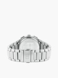 Blue Blue Dial Stainless Steel Chain-Link Watch  Men