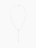 Silver Bar Chain Necklace  Women