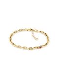 Gold Gold-Plated Flag Mariner Chain-Link Bracelet  Women
