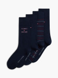 Blue Tommy Hilfiger Men's Classic Socks 4 Pack  Men