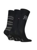 Black Tommy Hilfiger Men's Classic Socks 3 Pack  Men