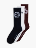 Multi Tommy Jeans Unisex Crew Socks 3 Pack  Unisex