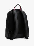 Black Essential Polyurethane Backpack  Men