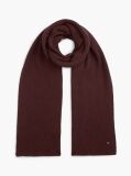 Red Hilfiger Flag Embroidery Scarf with Cashmere  Men