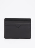 Black TH Business Leather Card Holder  Men