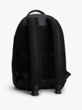 Black Metal Logo Backpack  Men