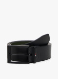 Black Leather Belt  Men