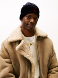 Multi TH Crest Cable Knit Beanie  Men