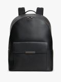 Black TH Business Leather Backpack  Men