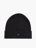 Black Hilfiger Flag Scarf And Beanie Gift Box  Men