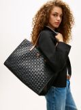 Black City TH Monogram Woven Tote Bag  Women