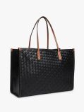 Black City TH Monogram Woven Tote Bag  Women