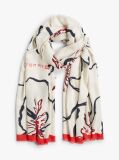 Multi Hilfiger Flag Floral Scarf  Women