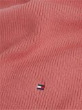 Pink Hilfiger Flag Knit Scarf With Wool  Women