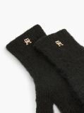 Μαύρο Chic TH Monogram Γάντια Από Αλπάκα  Γυναίκες