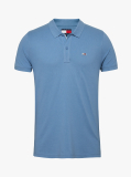 Blue Slim Fit Polo  Men