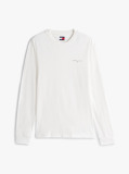Μπεζ Μακρυμάνικο T-Shirt Σε Slim Γραμμή Με Λογότυπο  Άνδρες
