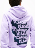 Μωβ Hoody Με Φινίρισμα Και Λογότυπο Στο Πίσω Μέρος  Άνδρες