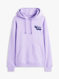 Μωβ Hoody Με Φινίρισμα Και Λογότυπο Στο Πίσω Μέρος  Άνδρες